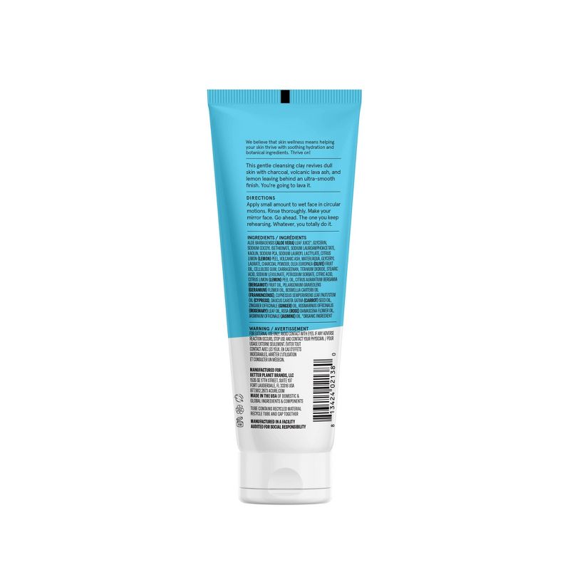 Acure Incredibly Clear Charcoal Lemonade Cleansing Clay - 4 fl oz