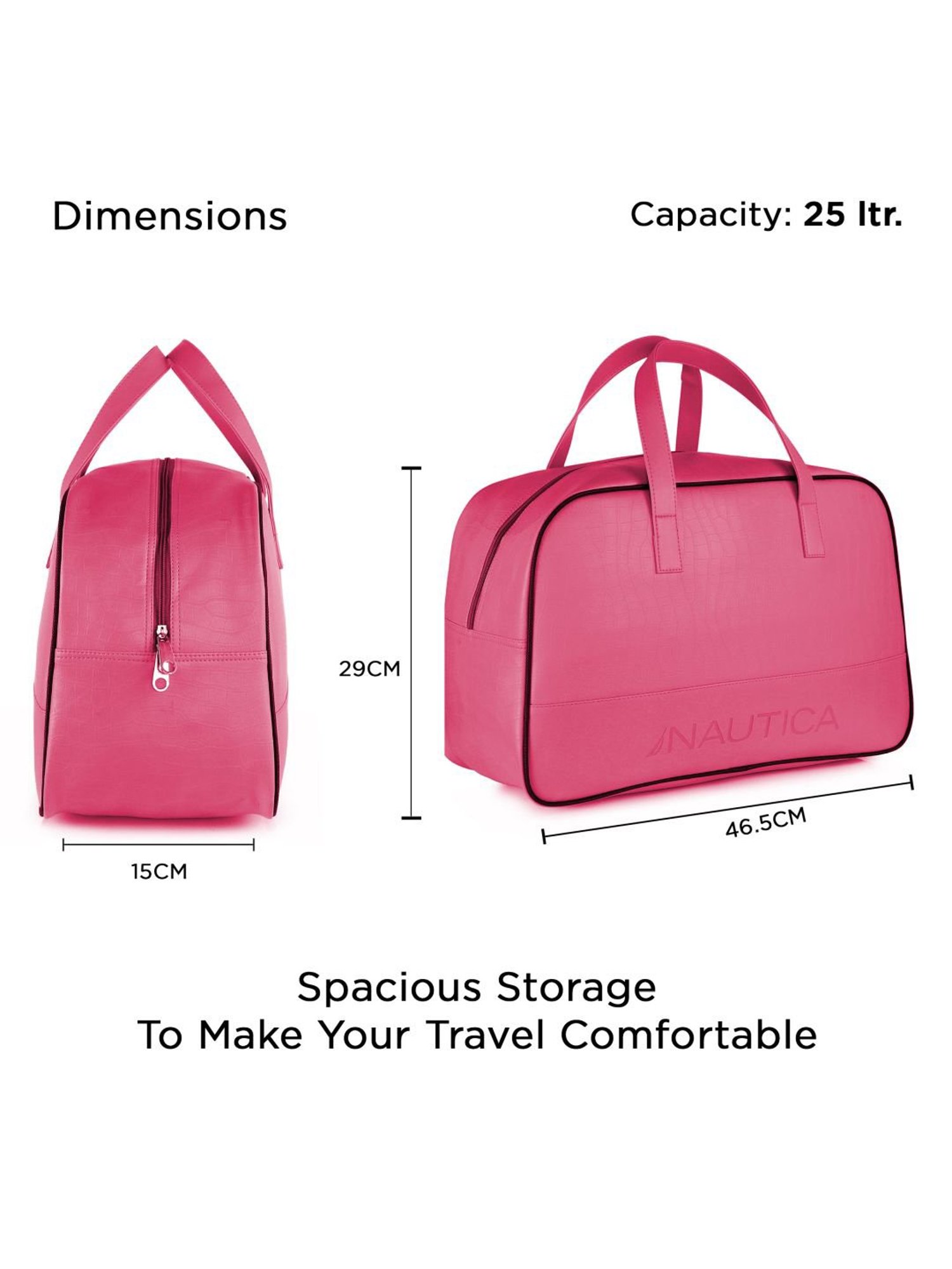 Nautica Pink Medium Duffle Bag