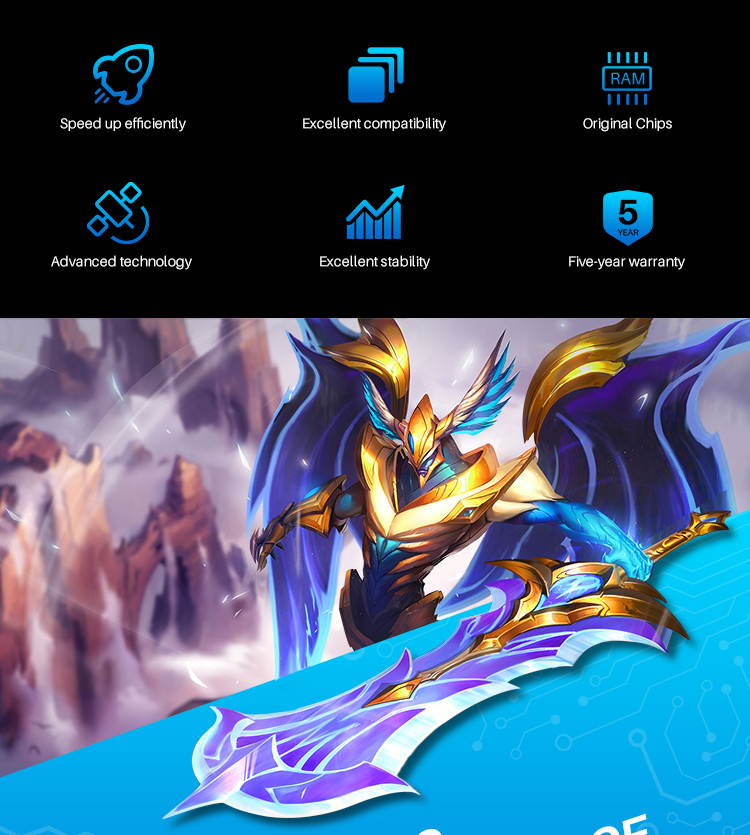 OSCOO Memory Ram DDR4  High Performance For Laptop Notebook