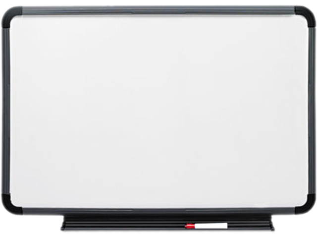 Iceberg 37039 Ingenuity Dry Erase Board, Resin Frame with Tray, 36 x 24, Charcoal