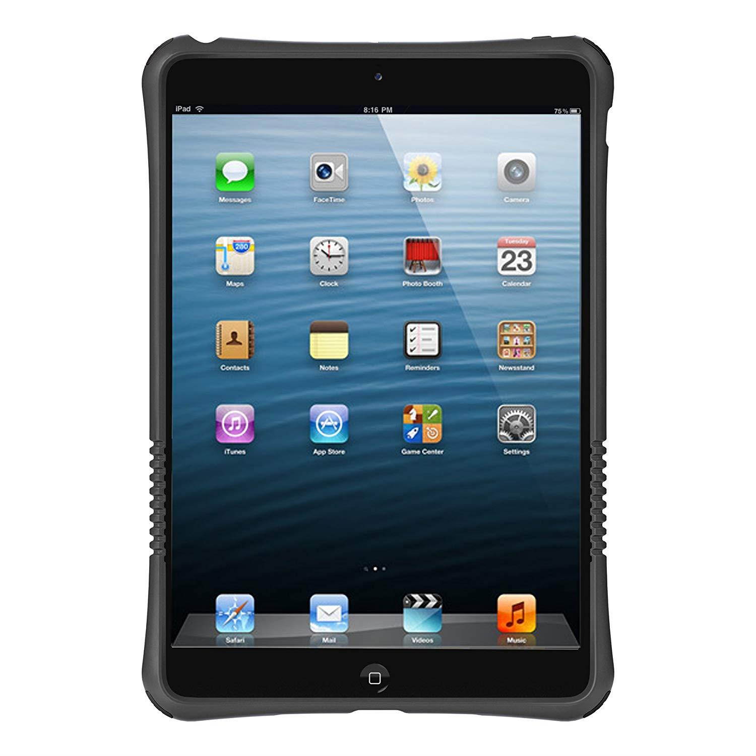 Ballistic LS1288-A595 Smooth Series Case for Apple iPad Mini 1st/2nd/3rd Generation with Retina Display - Charcoal Gray