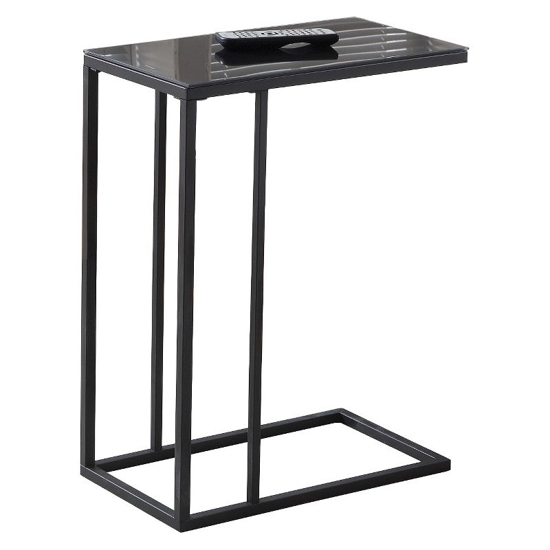 Accent Table with Mirror Top - Black - EveryRoom