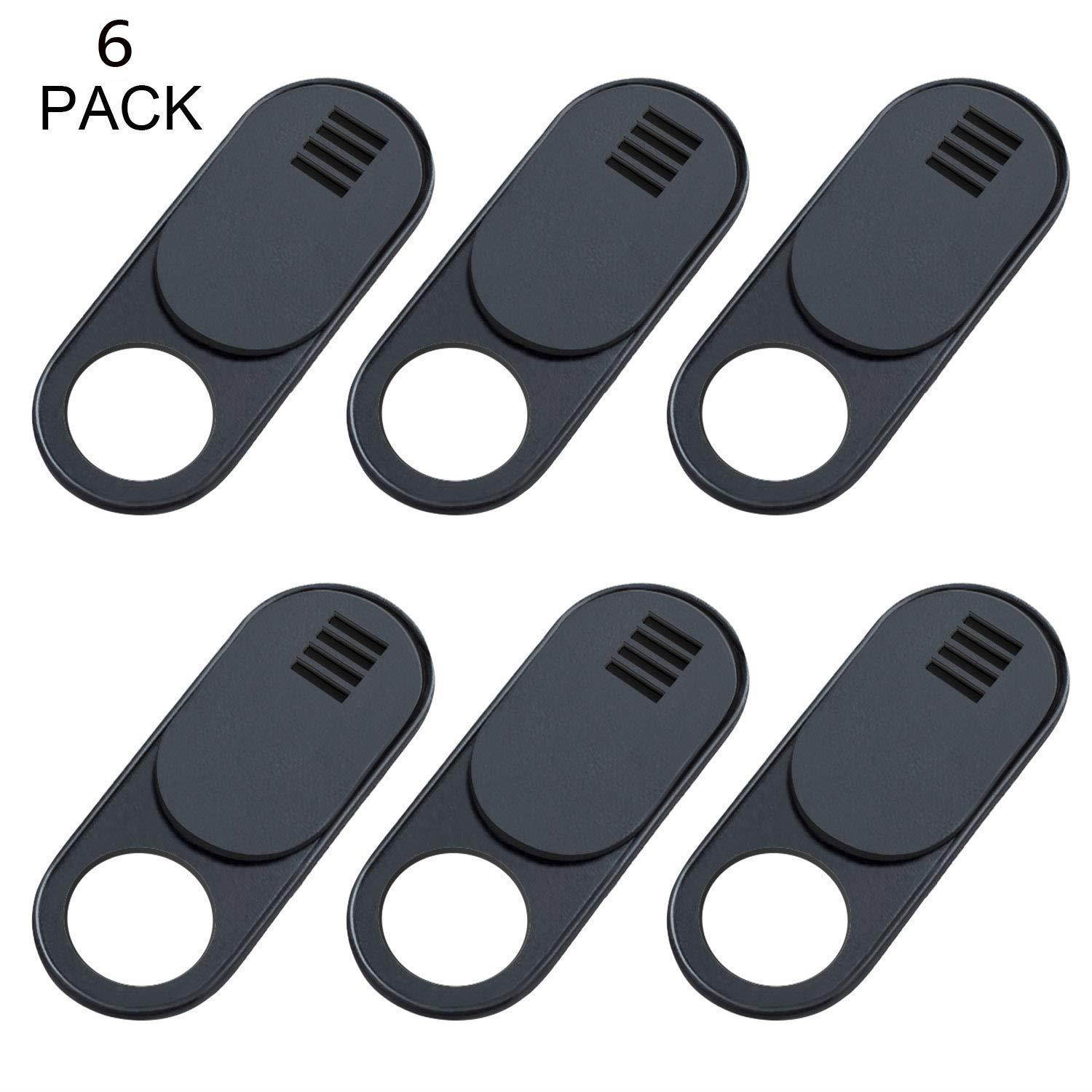 Webcam Cover Slide, Ultra Thin Round Hole Laptop Camera Cover Slide Blocker for Computer MacBook Pro iMac PC Tablet Notebook Surface Pro Echo Show Camera, Ultra Thin Privacy Protector(6 Pack)