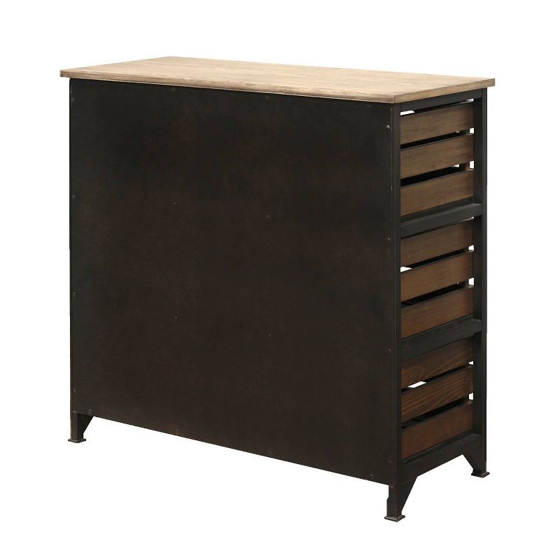 Sullivan Storage with 6 Crates Brown - Martin Furniture