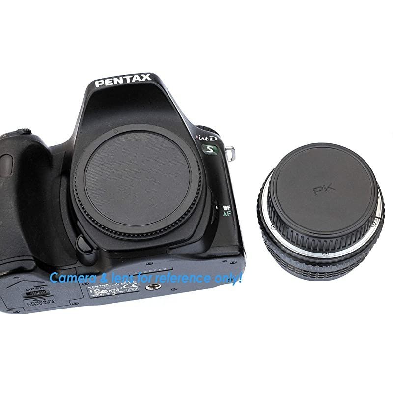 Rear Lens Cap for Pentax K Mount PK Lens Cap Kmount Lens Rear Cover PK Camera Body Cap for Pentax K K70 K1 K3 II KS2 KS1 K3 K50 K30 K5 IIs K5 II K5 K500 K50 K30 Kx K7 Km