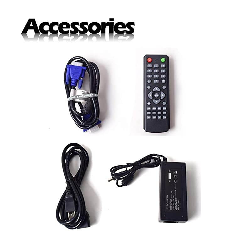 inch CCTV Monitor with VGA HDMI AV BNC Audio in/Out Ports, Built-in Speaker 4:3 HD Display LCD Security Screen with USB Drive Player for Home Store Surveillance Camera STB PC