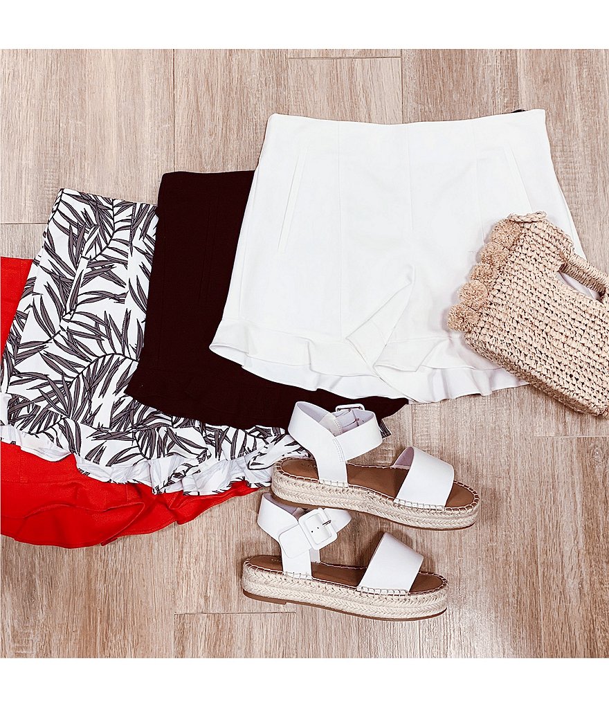 Gianni Bini Kaygan Leather Espadrille Flatform Sandals