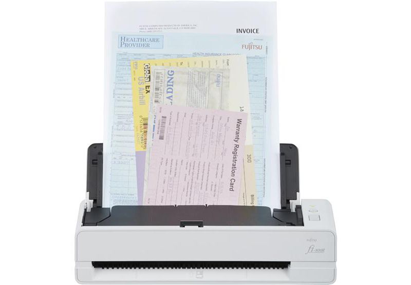 Fujitsu fi-800R Sheetfed Scanner - 600 dpi Optical - 24-bit Color - 8-bit Grayscale - 40 ppm (Mono) - 40 ppm (Color) - Duplex Scanning - USB