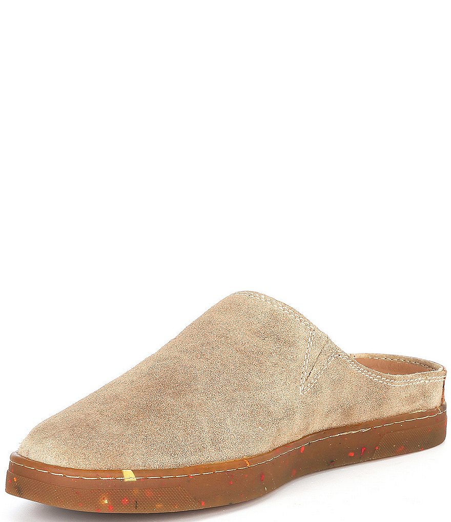 Steve Madden Men's Helseen Suede Slip-On Speckled Sole Casual Shoes