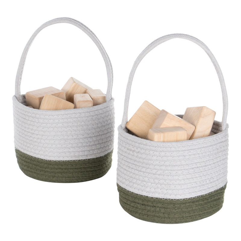 Guidecraft Woven Block Baskets - Set of 2