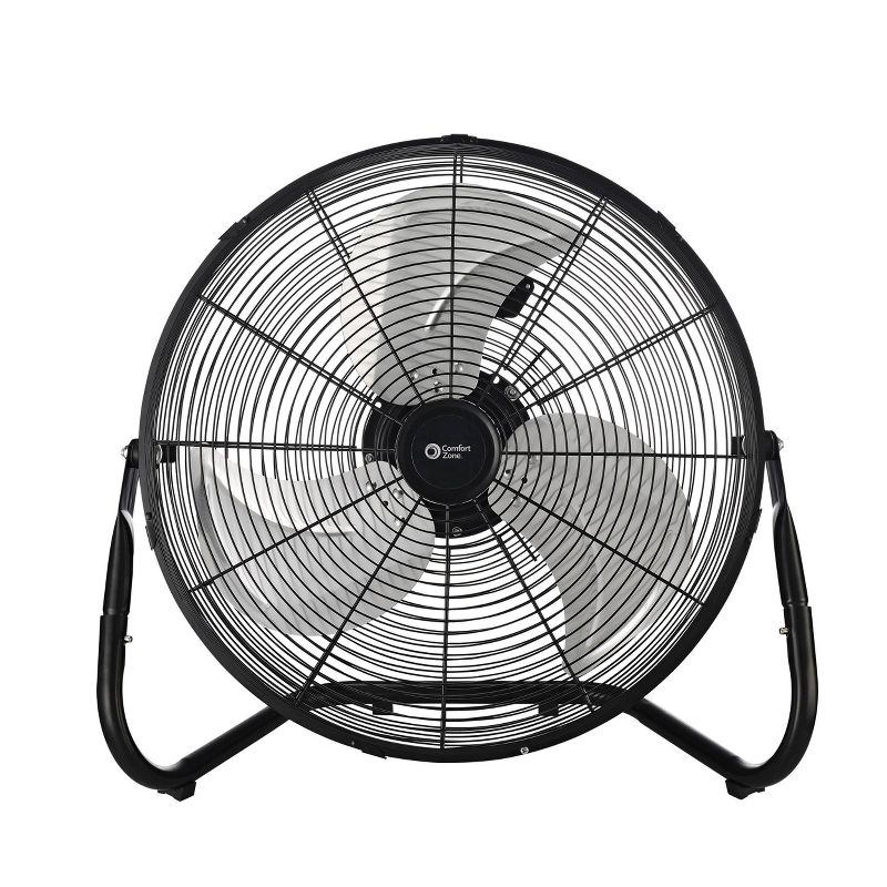 Air King 18" 1/6 HP 3-Speed Adjustable Height Floor Fan with Roll-About Stand