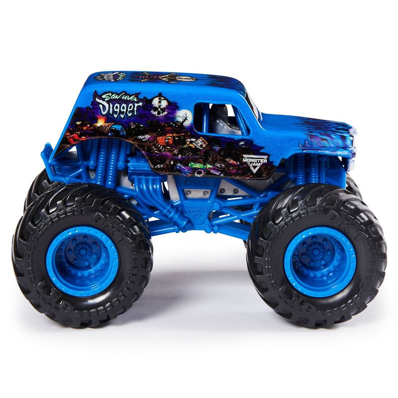 Monster Jam Official Son-Uva Digger 1:64 Scale Monster Truck and 5" Scrap Creatures Action Figure