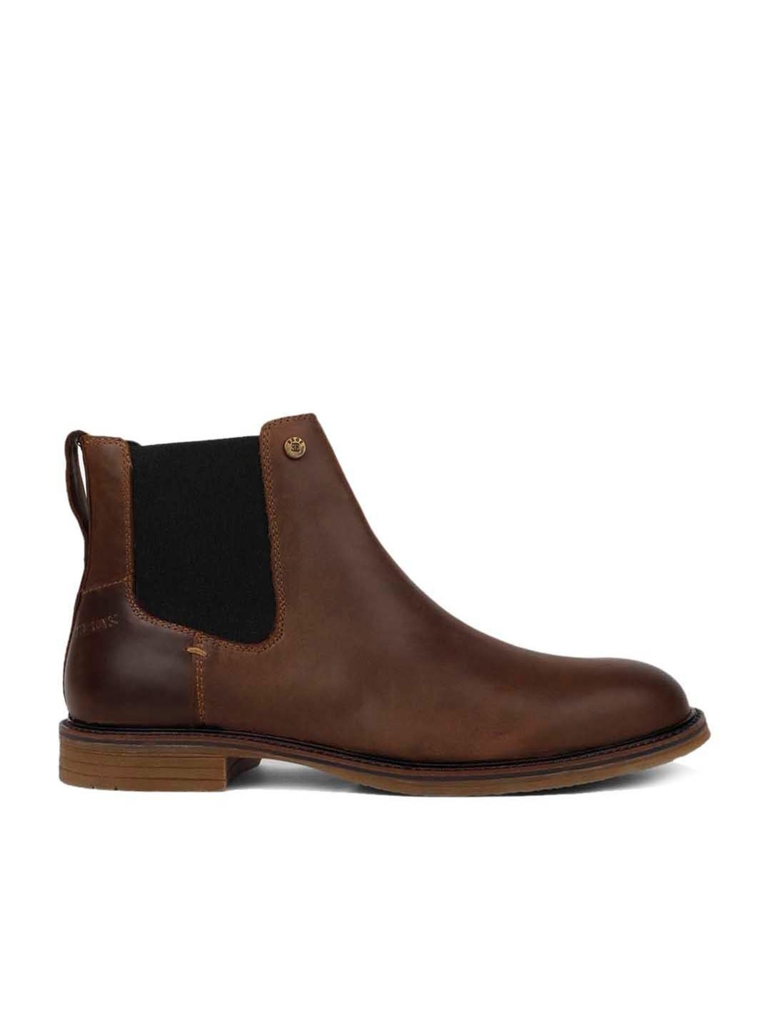 EZOK Men's Brown Chelsea Boots