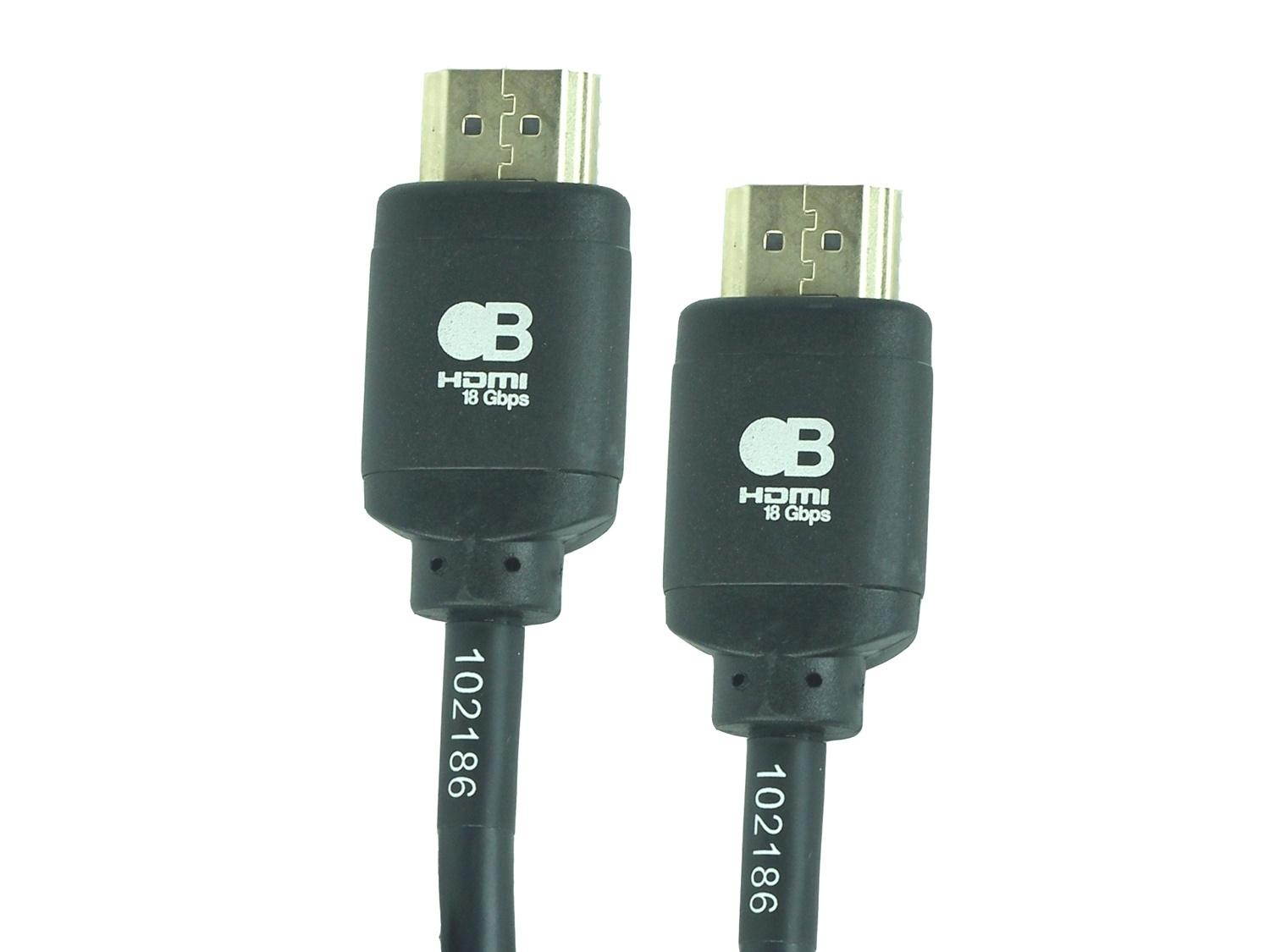 AVPro Edge AC-BT02-AUHD-MP 2m/6.5ft Bullet Train HDMI Cable/18Gbps Ultra High Speed (Masterpack/QTY 50)
