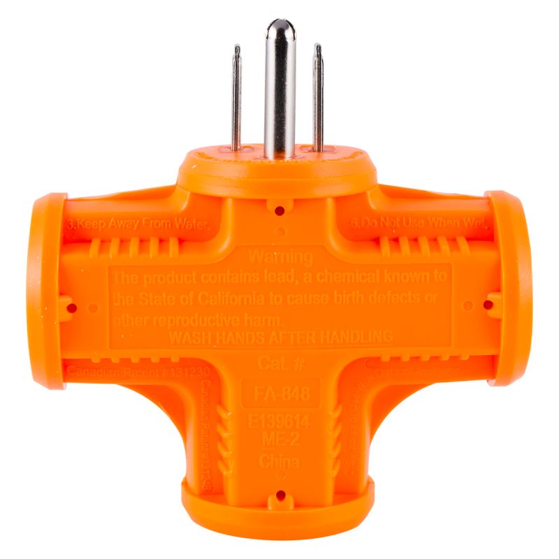 General Electric 3 Outlet Heavy Duty Power Adapter Oran