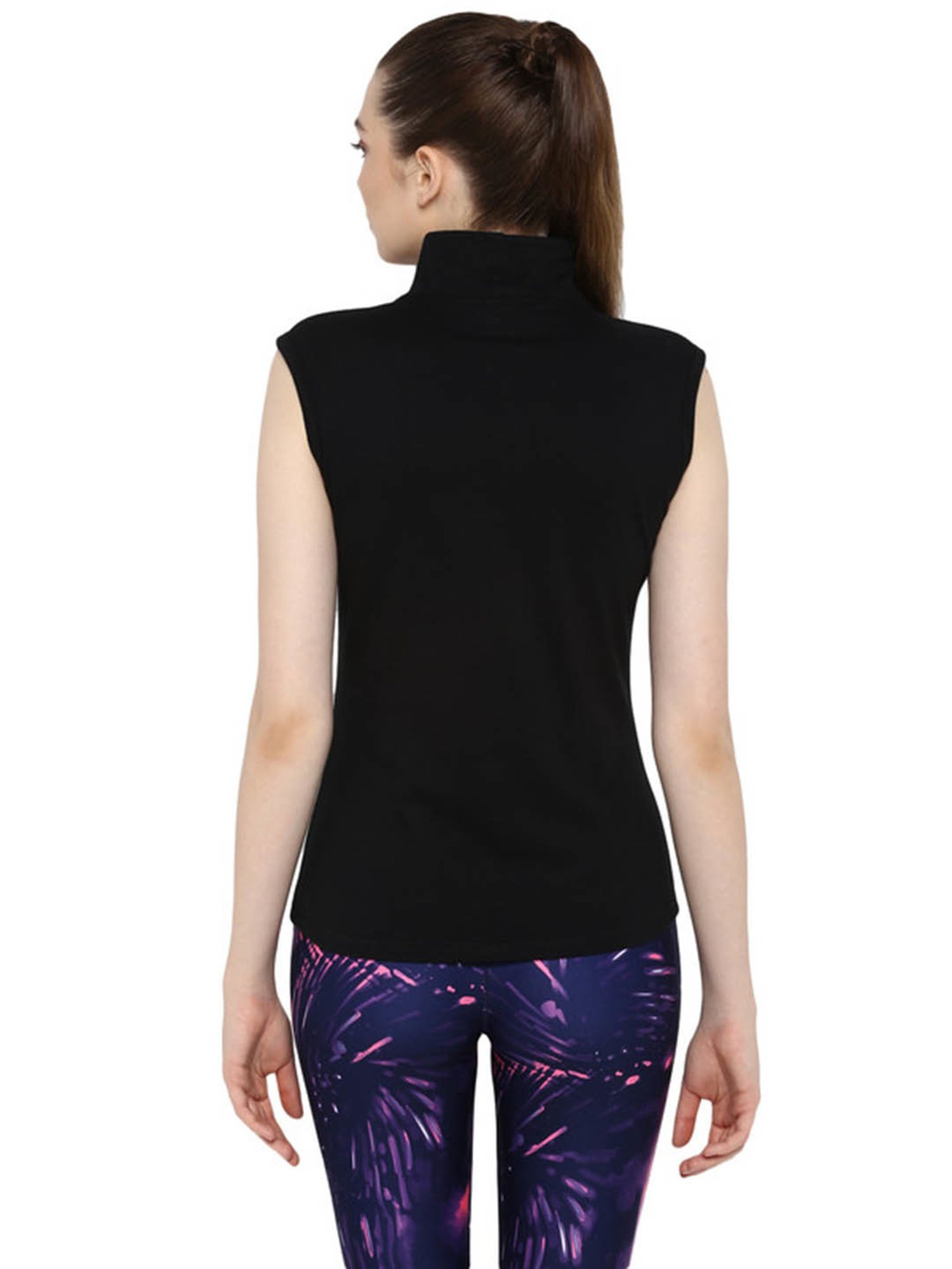 Appulse Black & Dark Pink Cotton T-Shirt - Pack of 2