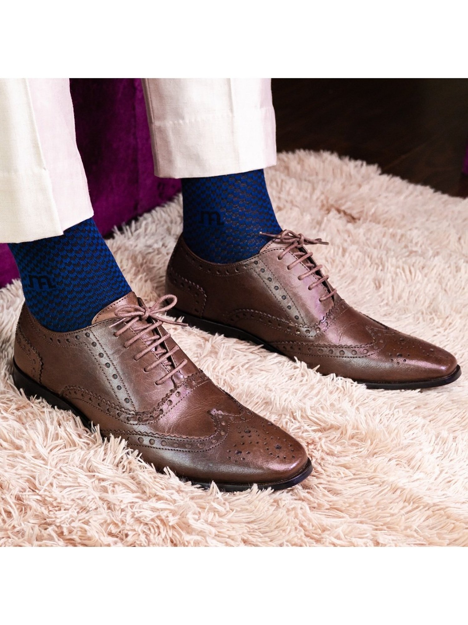 Man Arden Multicolor Textured Socks