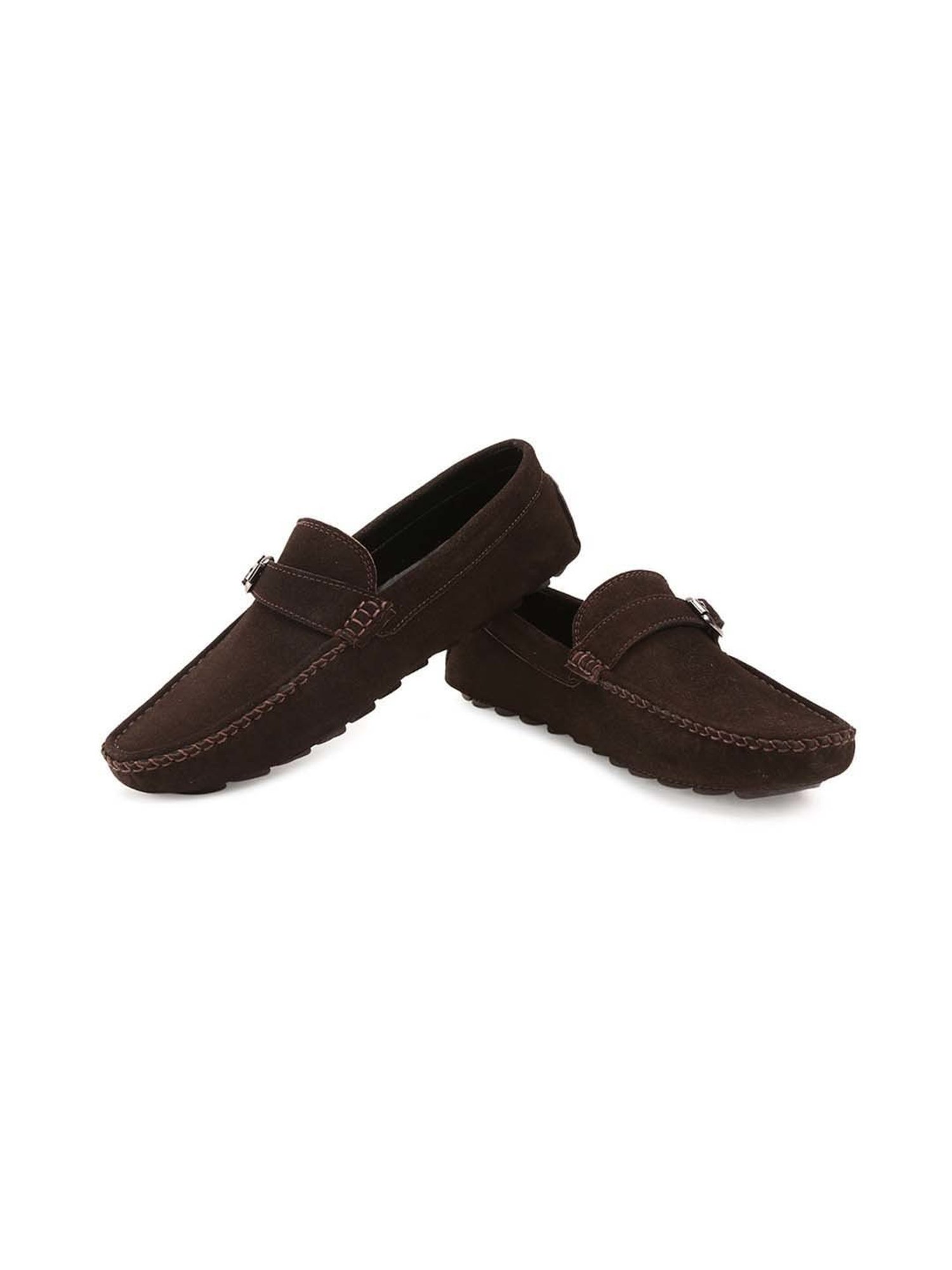 Louis Stitch Men's Brunette Brown Monk Shoes