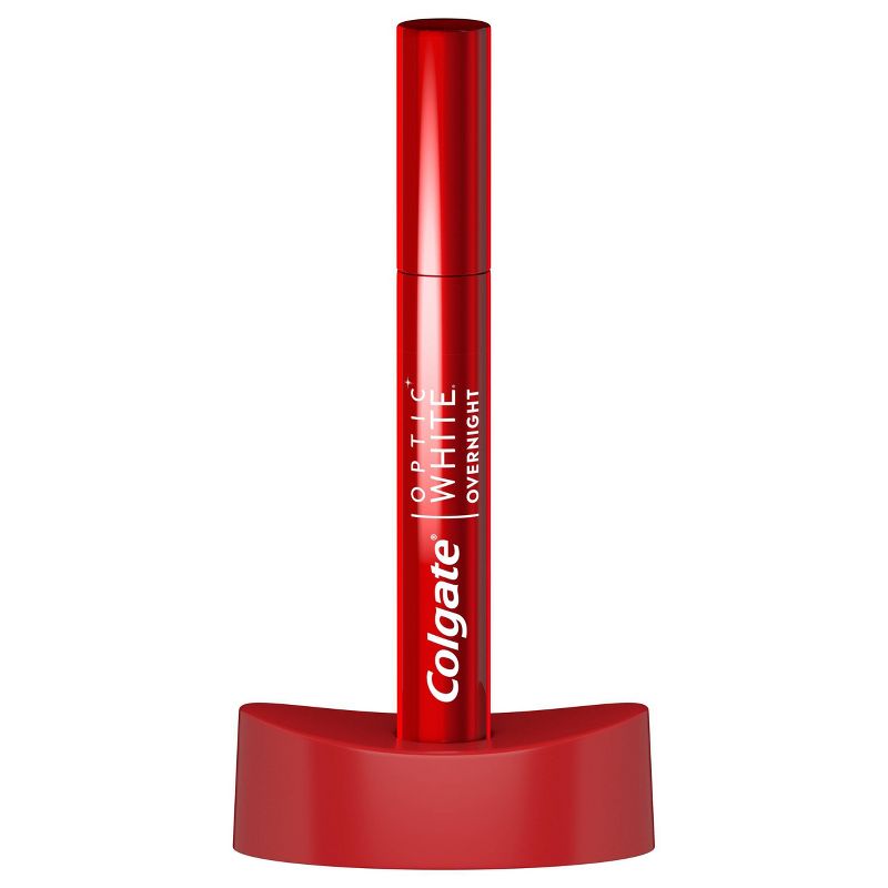 Colgate Optic White Overnight Teeth Whitening Pen with 3% Hydrogen Peroxide Gel Treatment - 0.08 fl oz