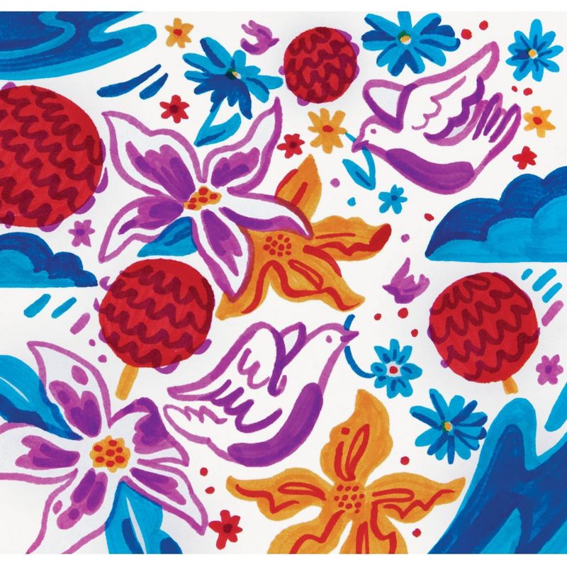 48ct Dual-Tip Brush Marker Set in Plastic Case - Mondo Llama™