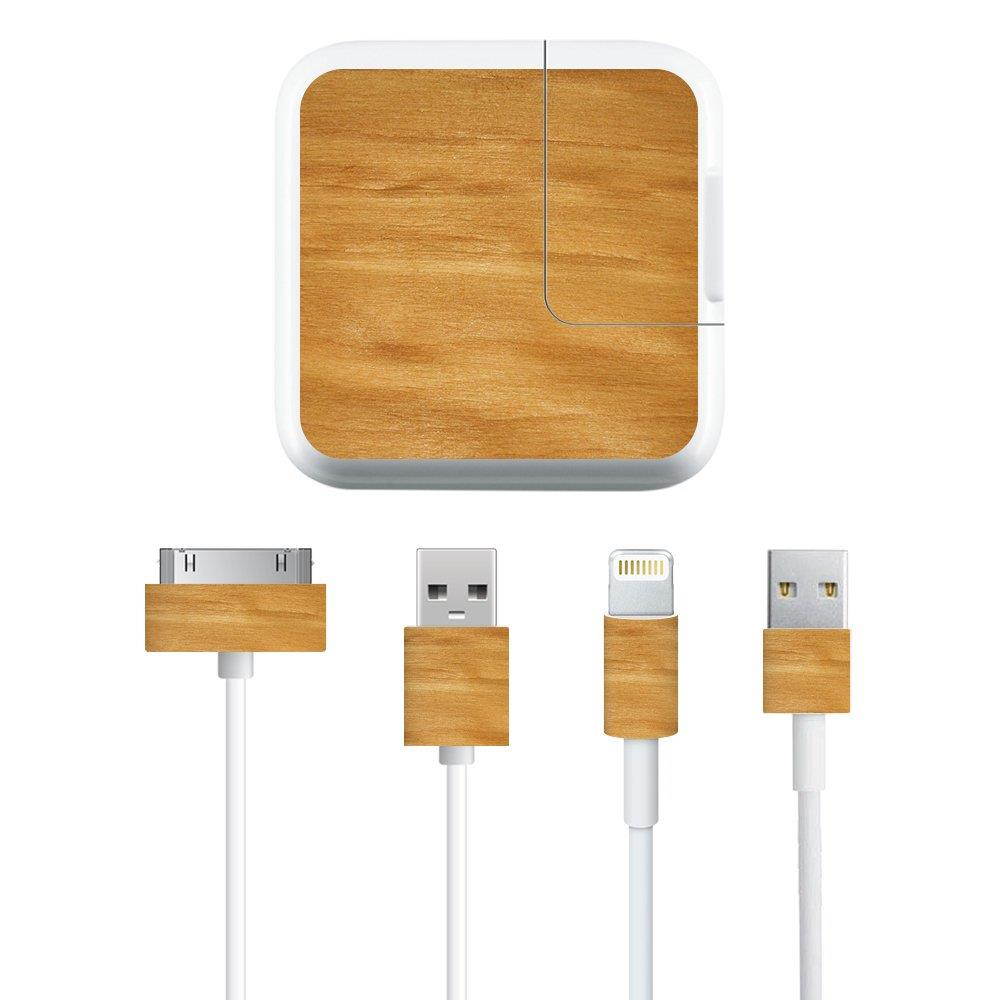 MightySkins Protective Vinyl Skin Decal Apple iPad Charge Kit wrap Cover Sticker Skins Birch Grain