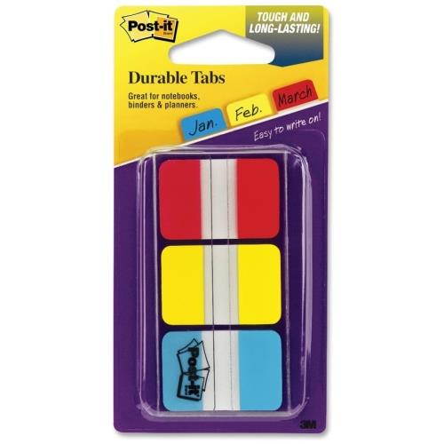 Post-It Tabs Tab,Durable,66/Pk,Ast 686RYB