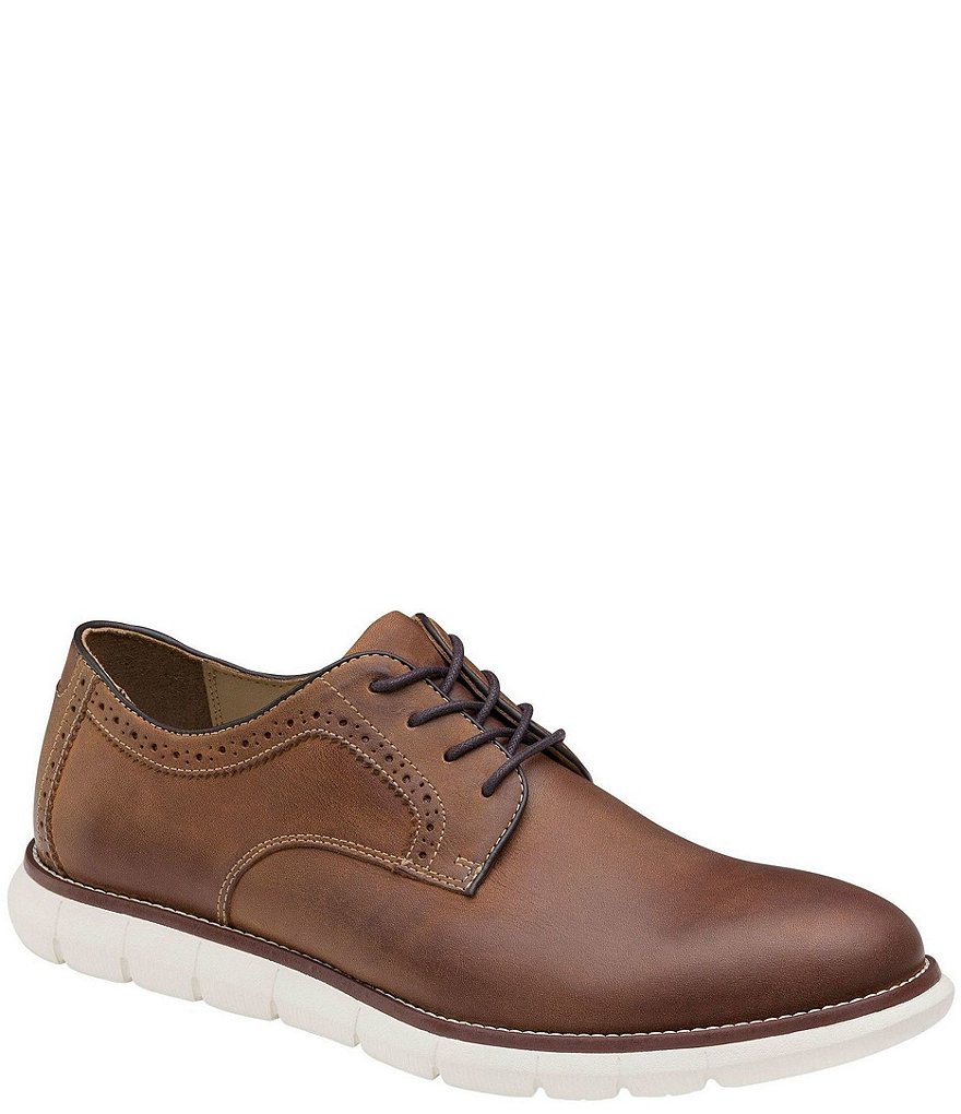 Johnston & Murphy Men's Plain Toe Leather Casual Shoes