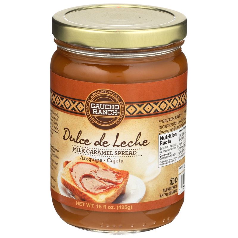Gaucho Ranch Dulce De Leche Milk Caramel Spread - 15oz