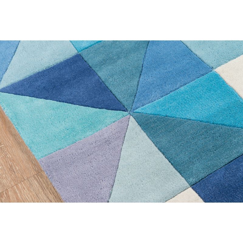 Ashton 100% Wool Area Rug - Blue (5'x8')