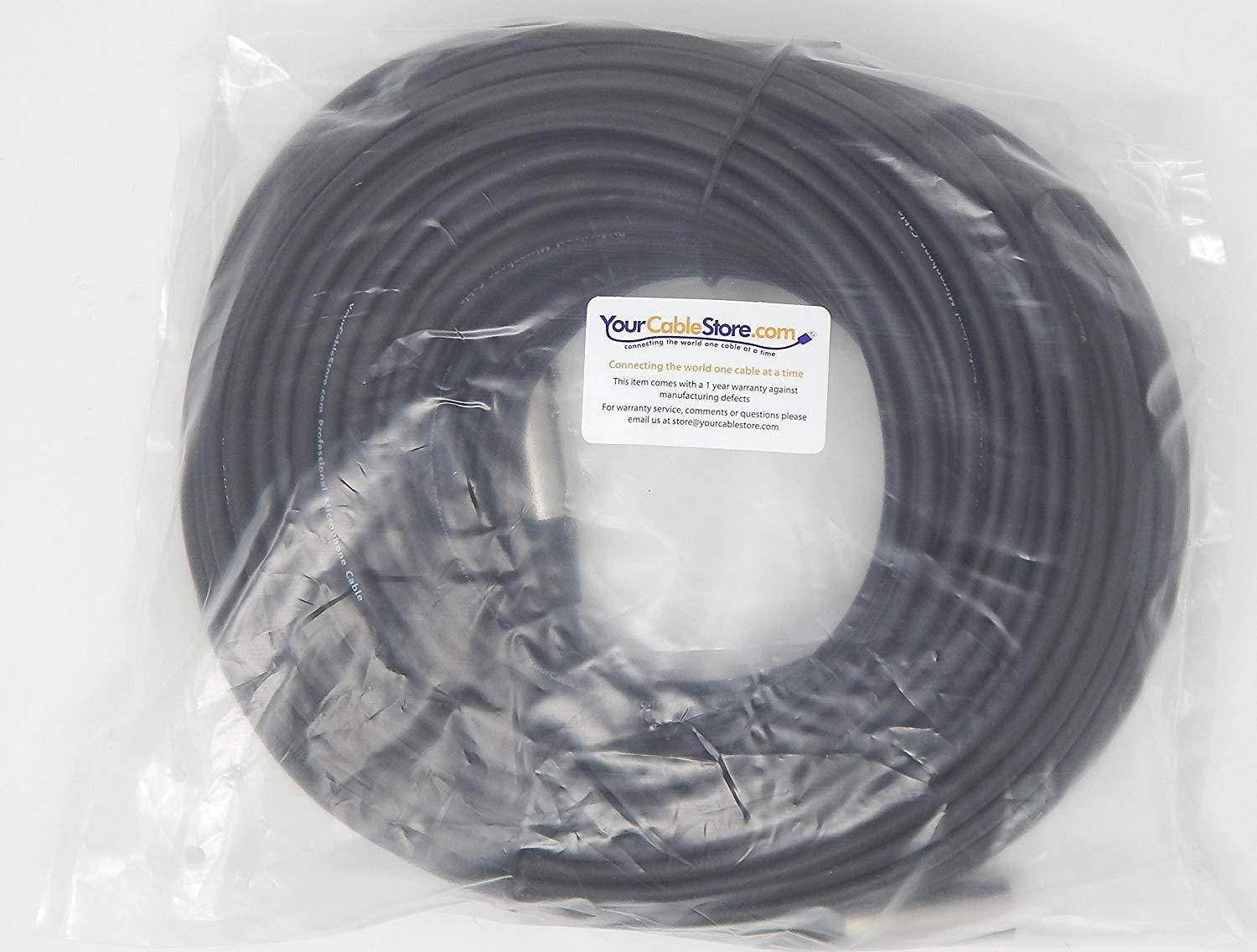 Your Cable Store 150 Foot XLR 3 Pin Male/Female Microphone Cable 20 AWG