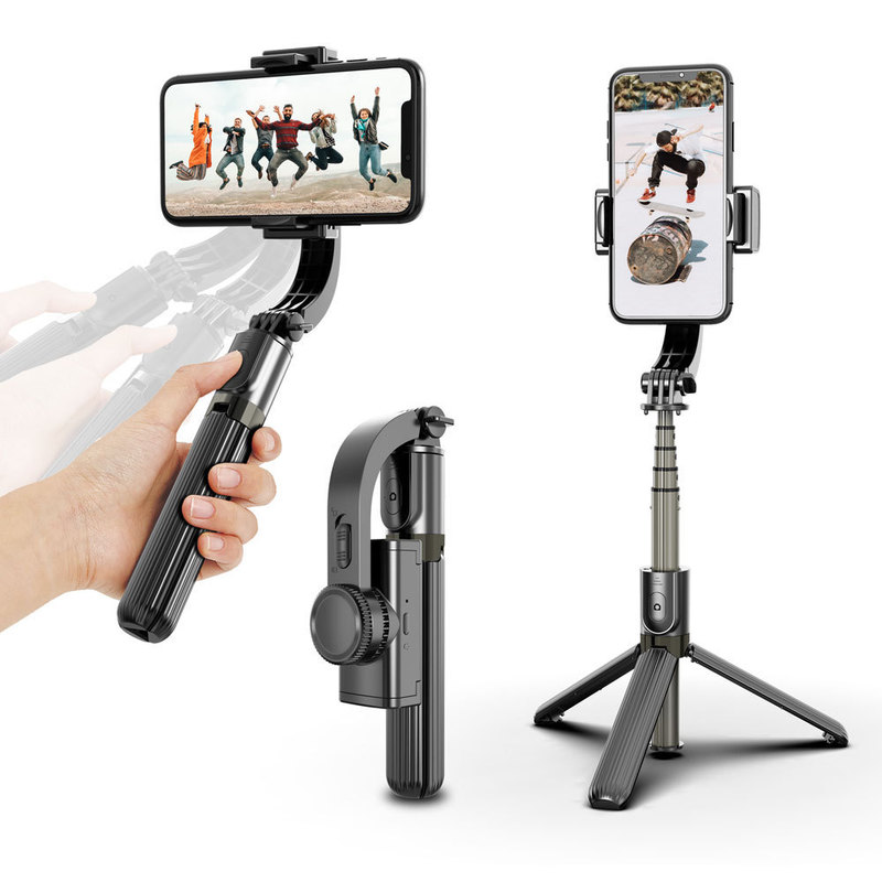 Handheld Gimbal Uniaxial stabilizer  Action Camera Accessories Smartphone Selfie Stick for iOS Android iPhone 11 Pro Max Samsung  Huawei Xiaomi Vlog Mobile Phone Gimbals