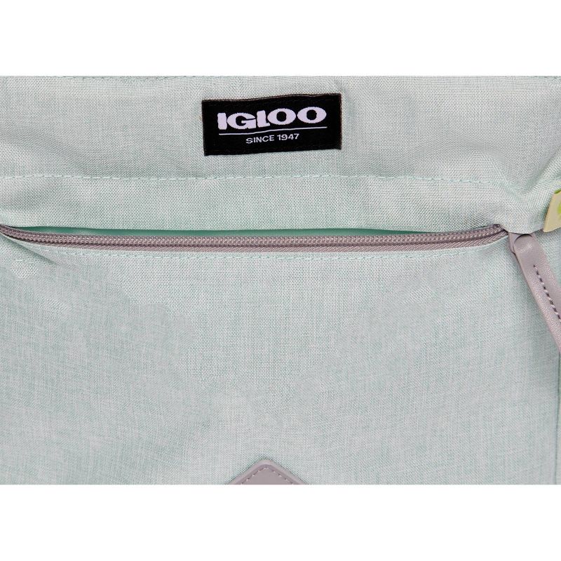 Igloo Heritage Repreve Drawstring 8qt Portable Cooler - Mint