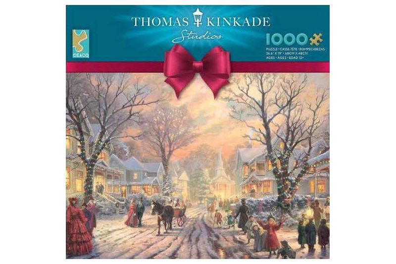 Ceaco Thomas Kinkade: Victorian Christmas Carol Jigsaw Puzzle - 1000pc