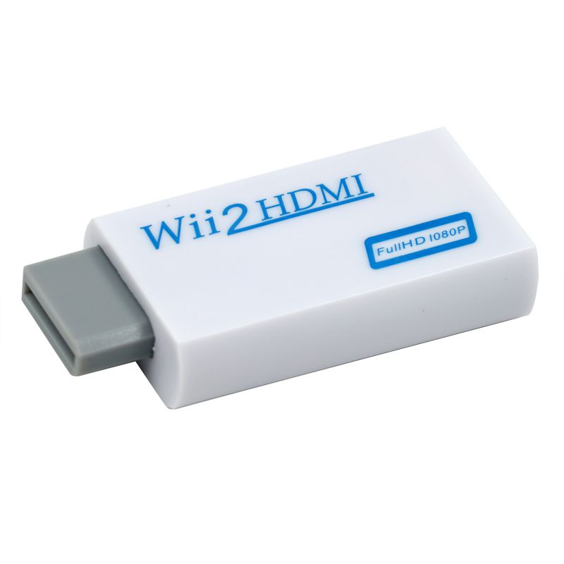 Wii To HDMI Converter Supports all Wii display modes (NTSC 480i 480p, PAL 576i)