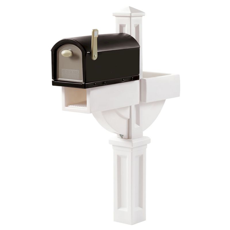Step2 MailMaster Hudson With Planter Black/White