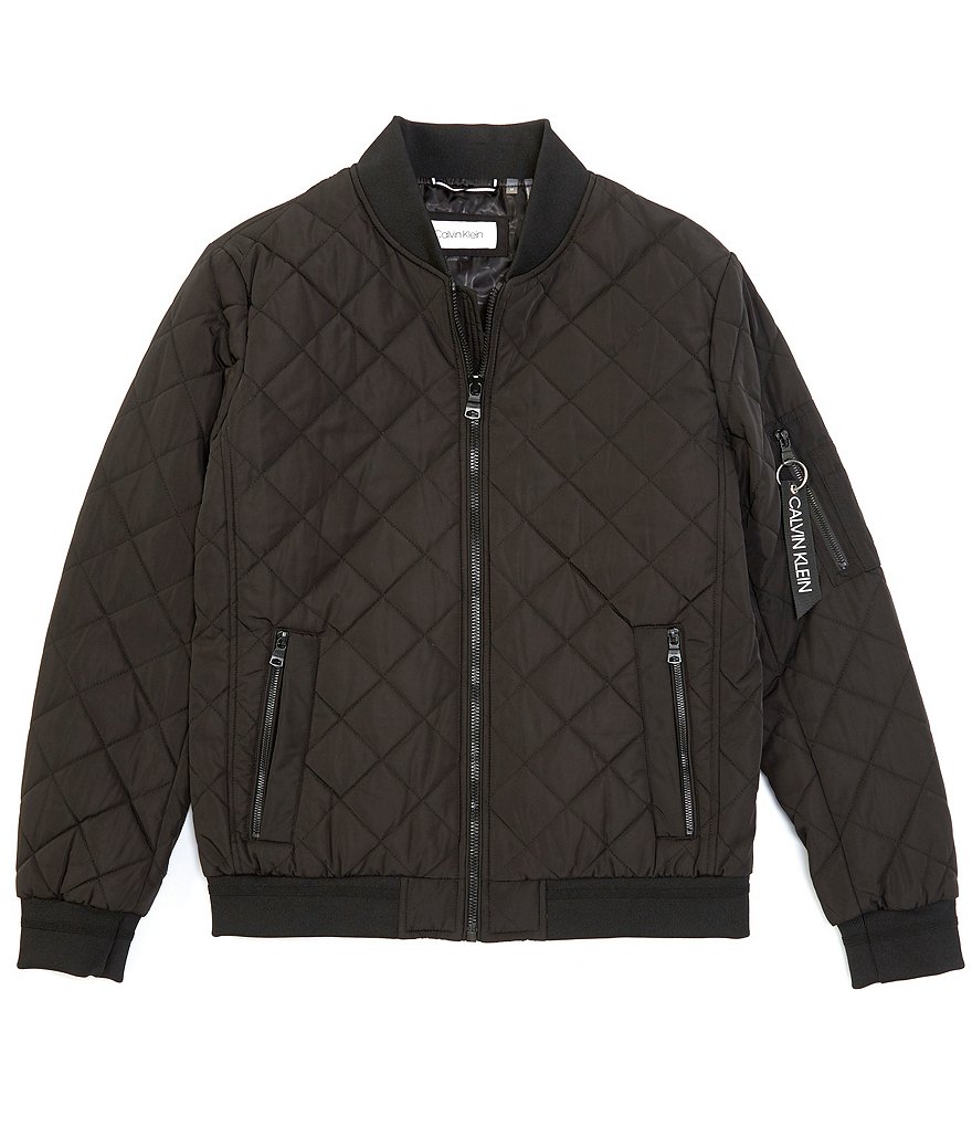 Calvin Klein Quilted Baseball Bomber Jacket
