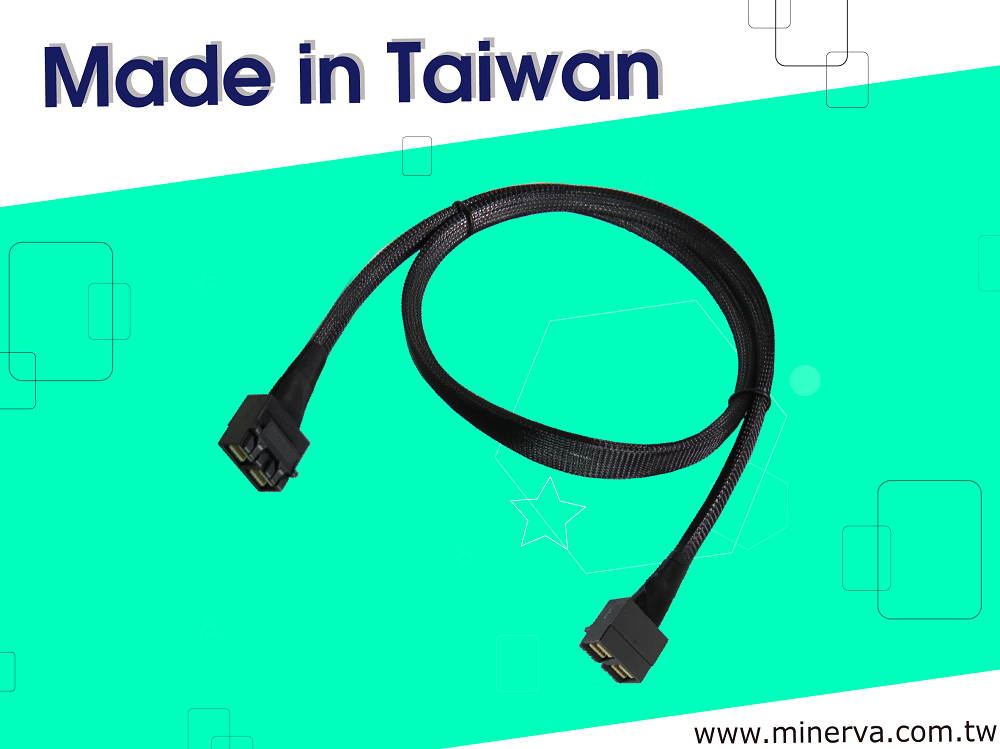 Broadcom HBA 9400-16i Tri-Mode for Mini SAS HD (SFF-8643) 8-Lane to Mini SAS HD 8-Lane Cable