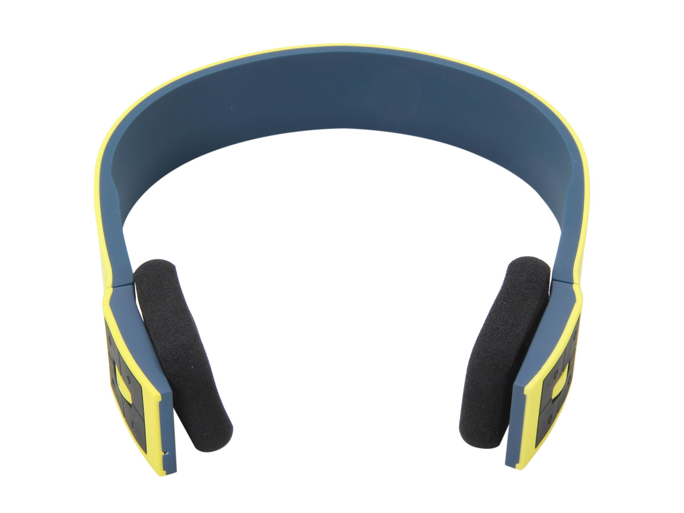 Syba Black/Yellow CL-AUD23038 Binaural Bluetooth v2.1 EDR Stereo Headset with Microphone - Yellow/Black