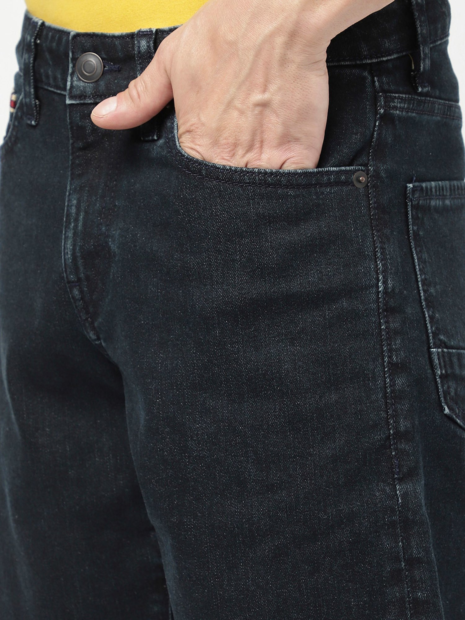 Passion Dark Blue Regular Fit Denim Shorts