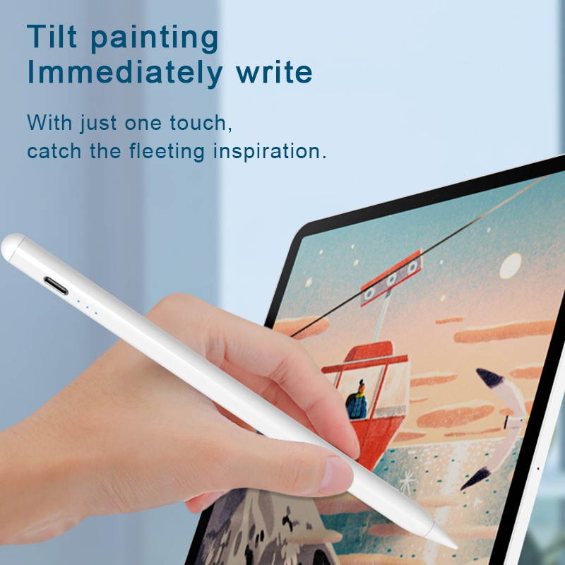 Bobora Stylus Pen, New Style Active Capacitor Pen Anti-error Tilt Painting Only for iPad/Pro/Air/Mini 2018/2019/2020