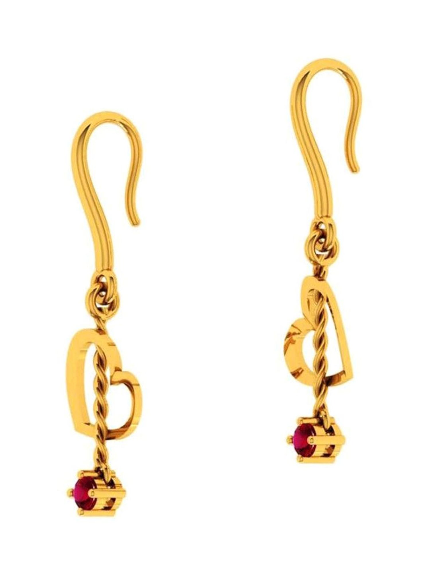 P.C. Chandra Jewellers 22k Gold Earrings for Women
