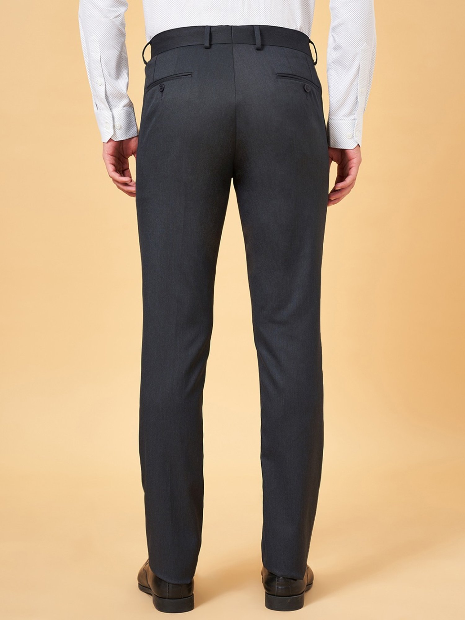 Peregrine By Pantaloons Aquifer Slim Fit Trousers