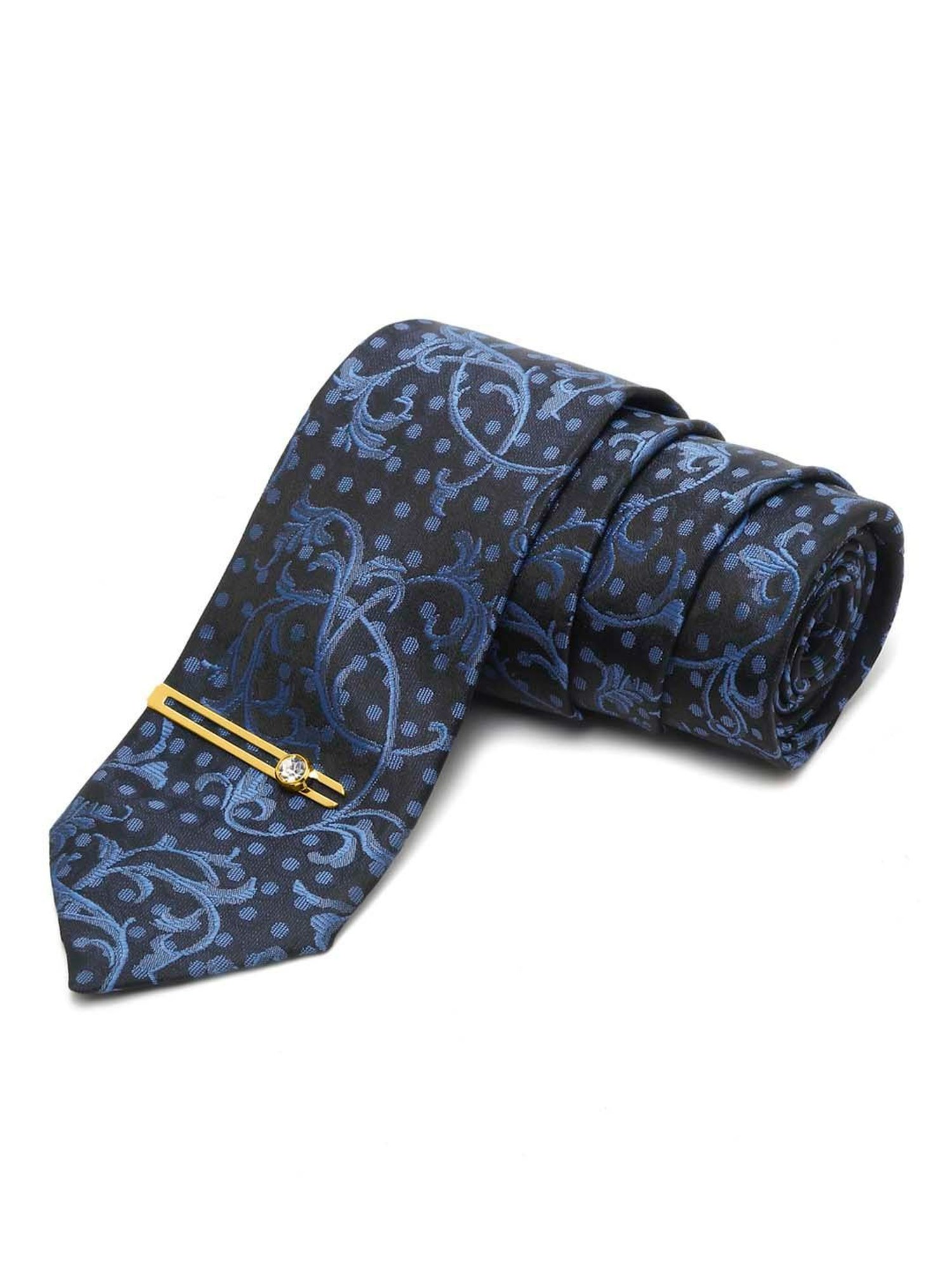 Louis Stitch Navy Printed Necktie Gift Set - Set of 3