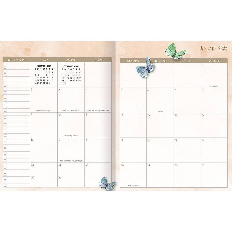 2021-22 Monthly Planner 17 Months 8.5" x 11" Impressions - Artisan by Lang