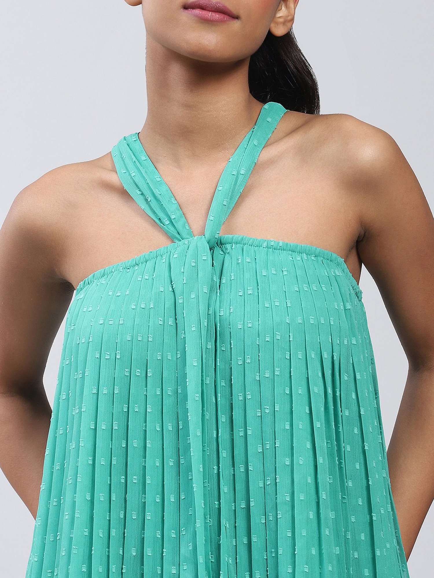 Label Ritu Kumar Aqua Top