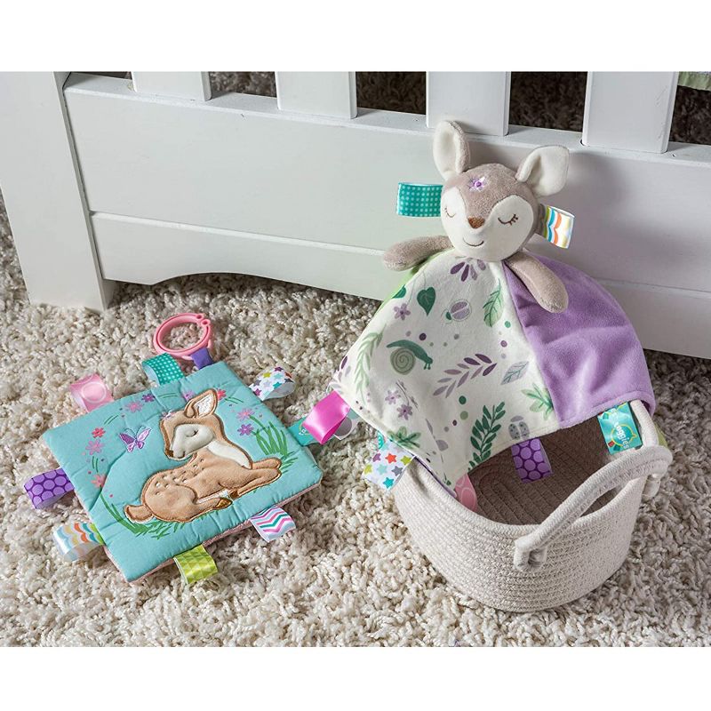 Mary Meyer Taggies Flora Fawn Character Blanket and Crinkle Me