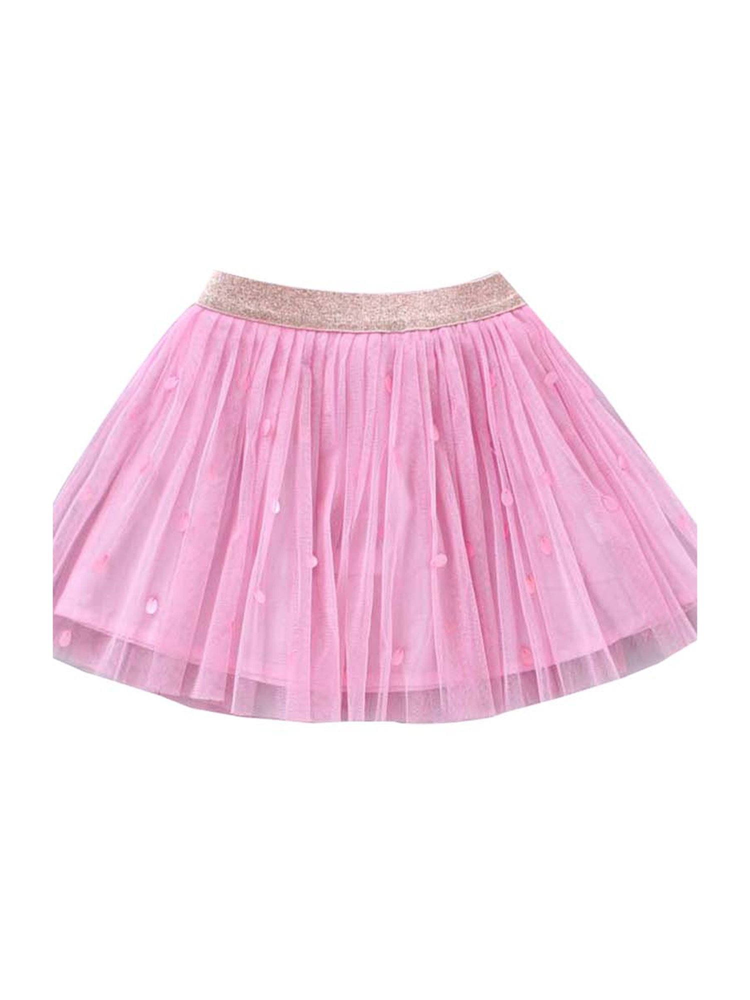 A Little Fable Kids Pink Embellished Skirt