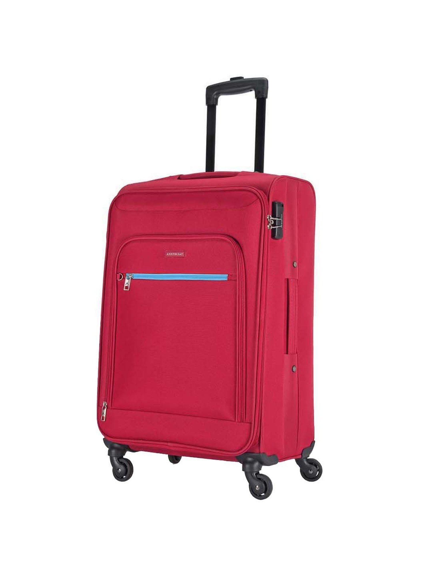 Aristocrat Red Large Soft Cabin Trolley - 78 cm