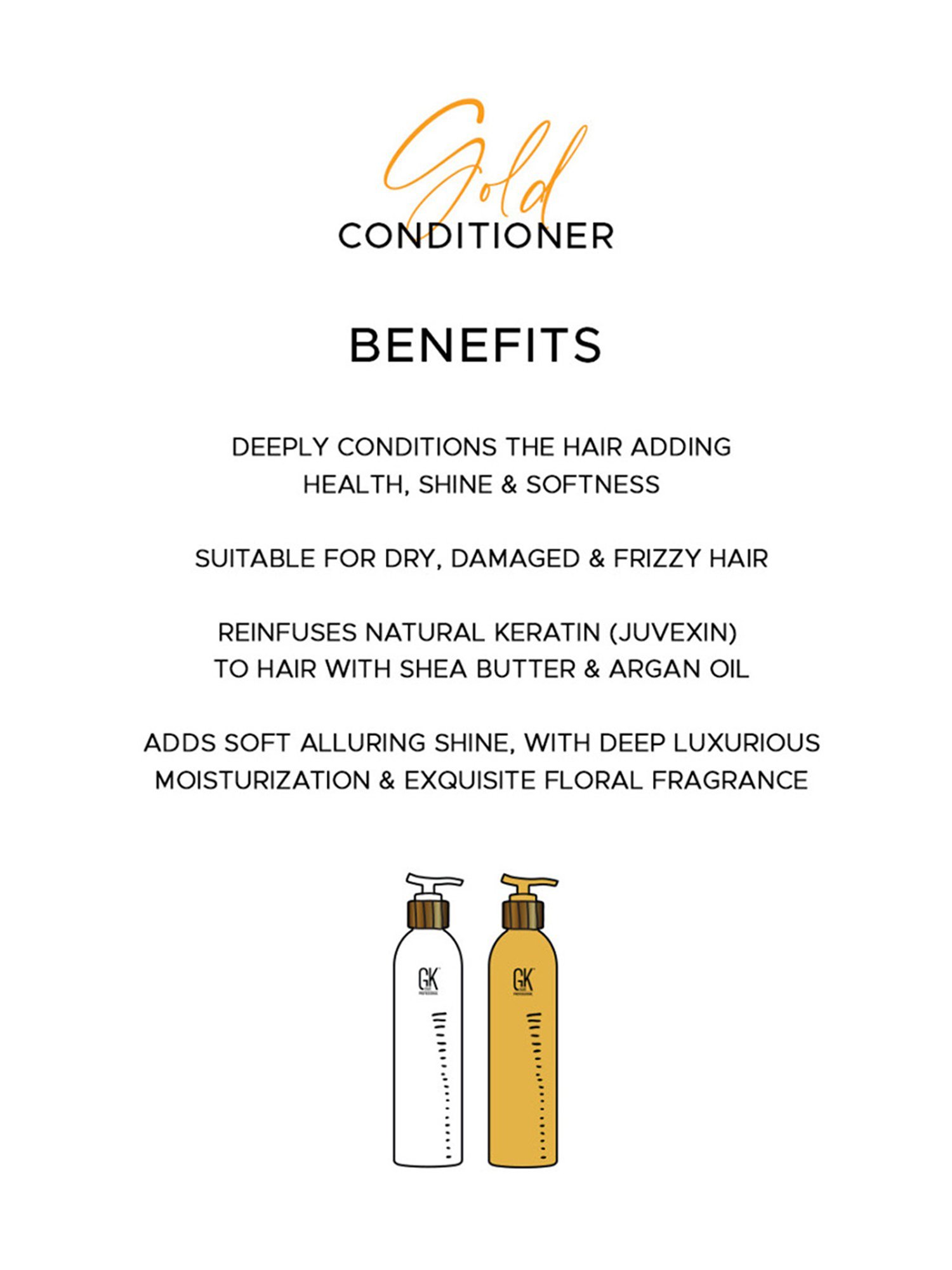 GK Hair Gold Conditioner - 250 ml
