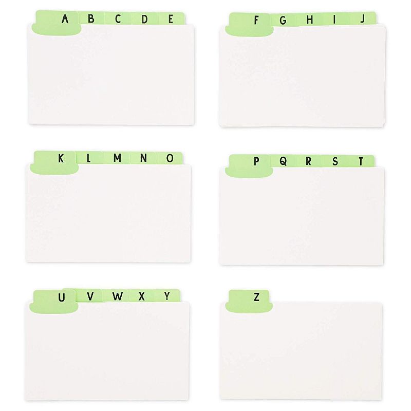 6pk 100 per pack 4" x 6" Blank Index Cards Brite Assorted - Top Notch Teacher Products